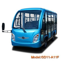 11 Seater Battery Powered Classic Shuttle Electric Inpower Brand Separately Excited Sightseeing Tourist Car